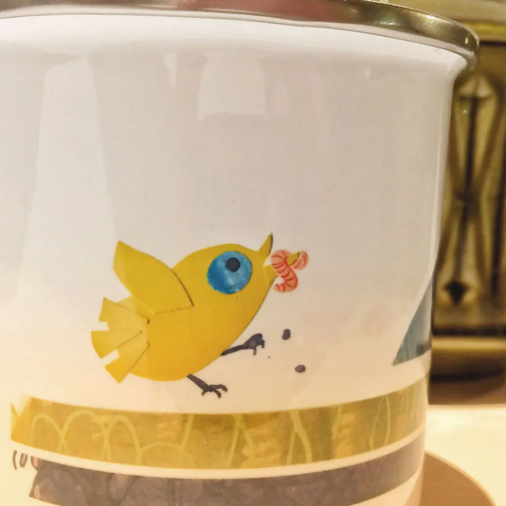 Bird Family - Enamel Mug