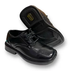 Deer Stags Toddler Boy Size 8 Black Comfort Fit Casual Dress Shoes