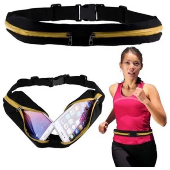 Dual Pocket Running Belt