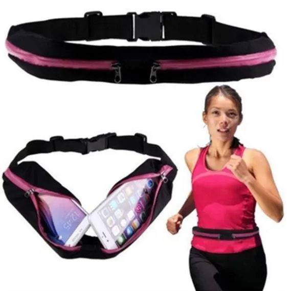 Dual Pocket Running Belt