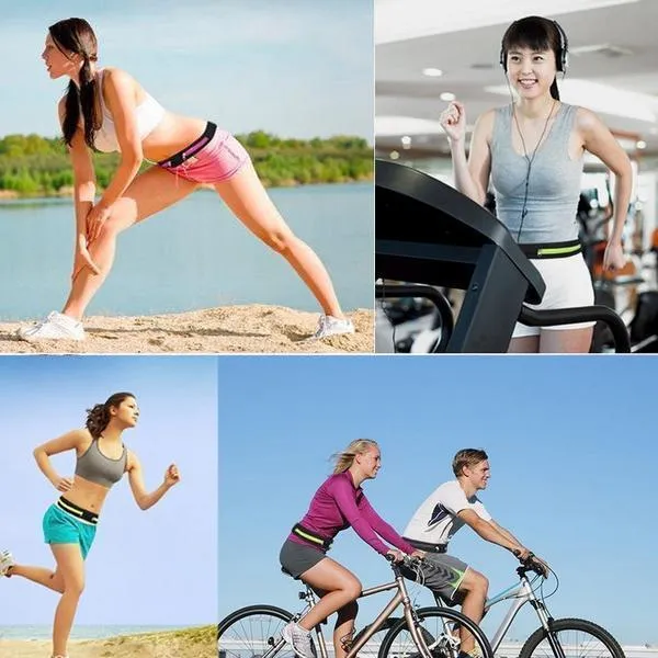 Dual Pocket Running Belt