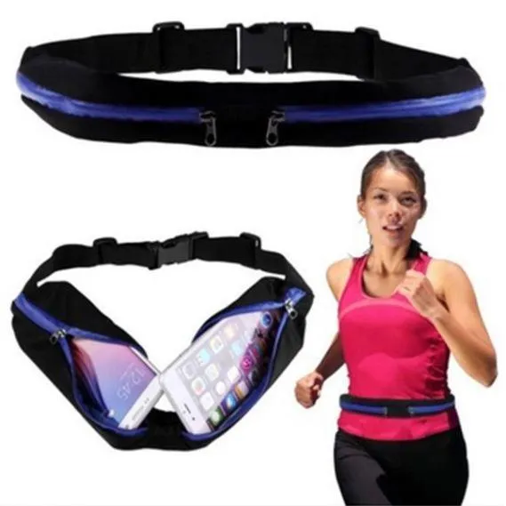 Dual Pocket Running Belt