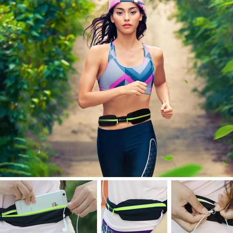 Dual Pocket Running Belt