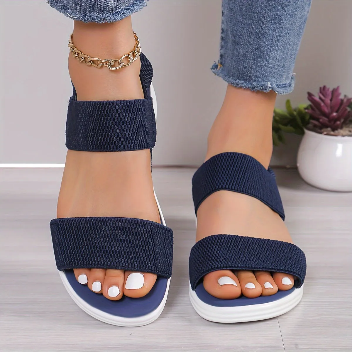 Eloise - Lightweight Stretch Sandals