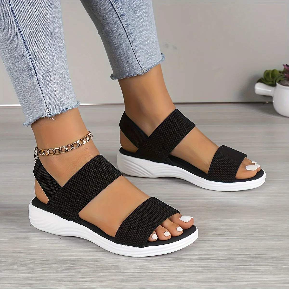 Eloise - Lightweight Stretch Sandals