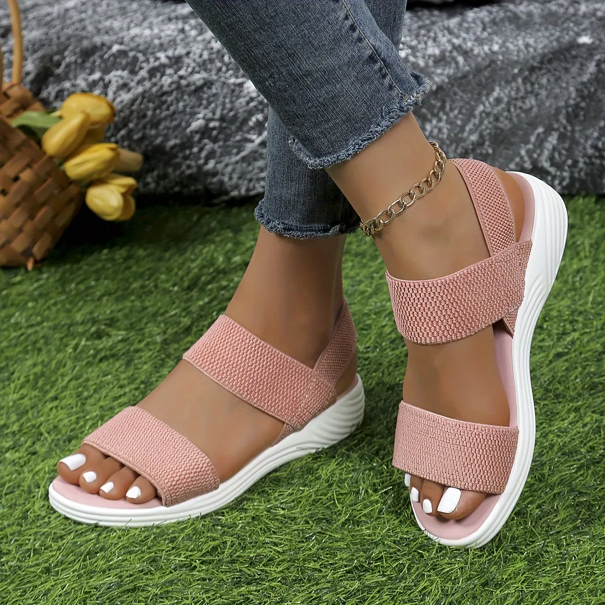 Eloise - Lightweight Stretch Sandals