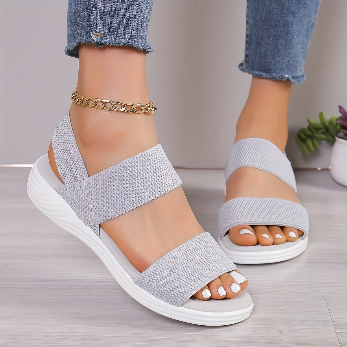 Eloise - Lightweight Stretch Sandals