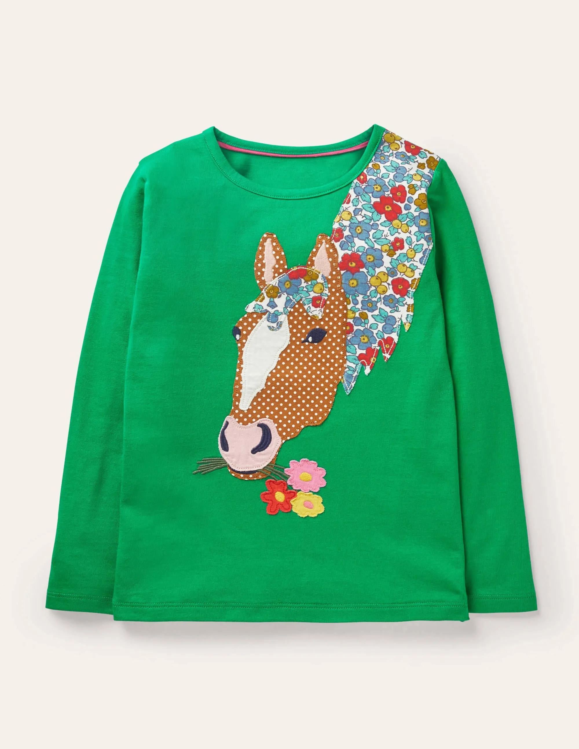 Front & Back T-shirt-Green Pepper Horse