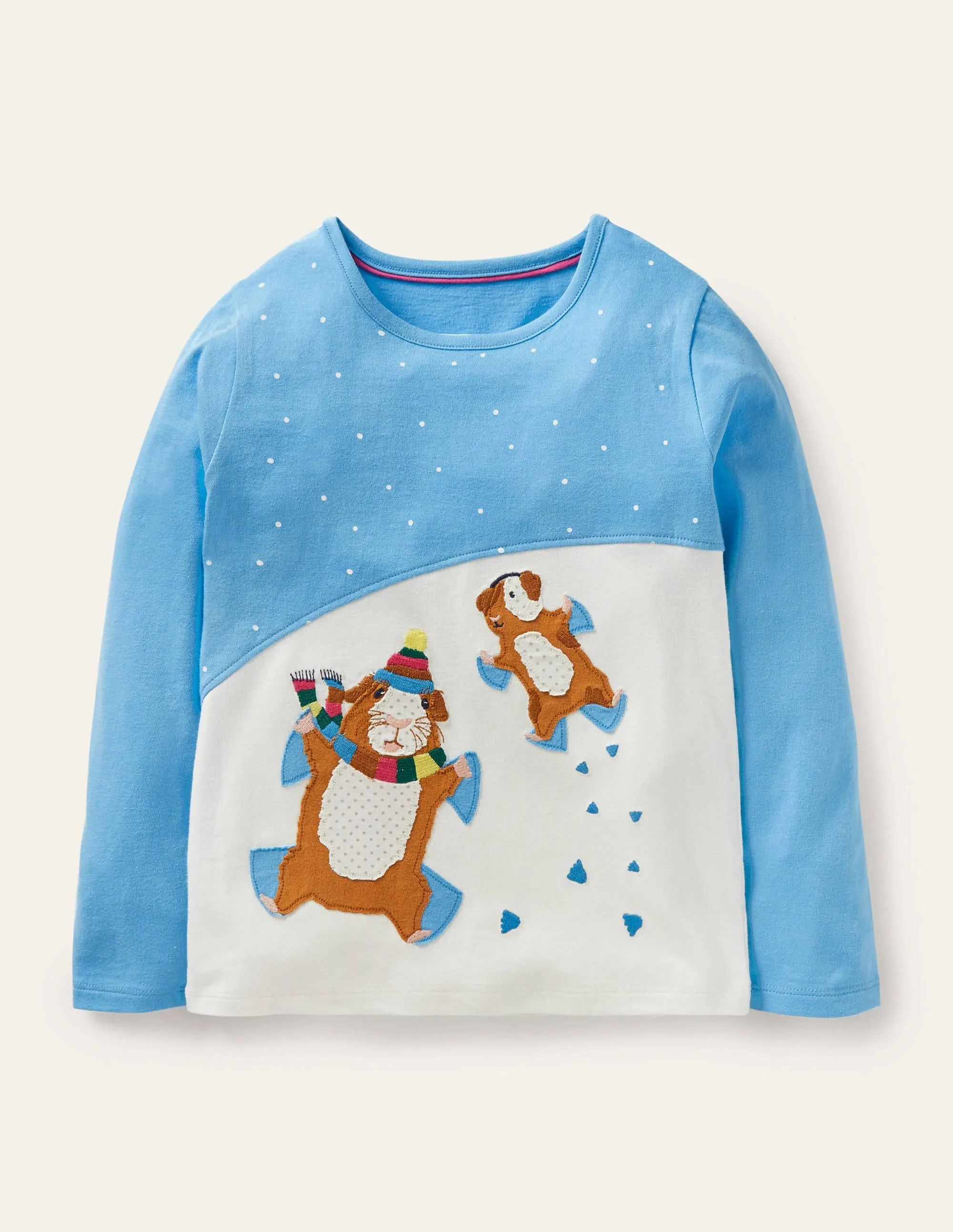 Front & Back T-shirt-Surfboard Blue Guinea Pigs