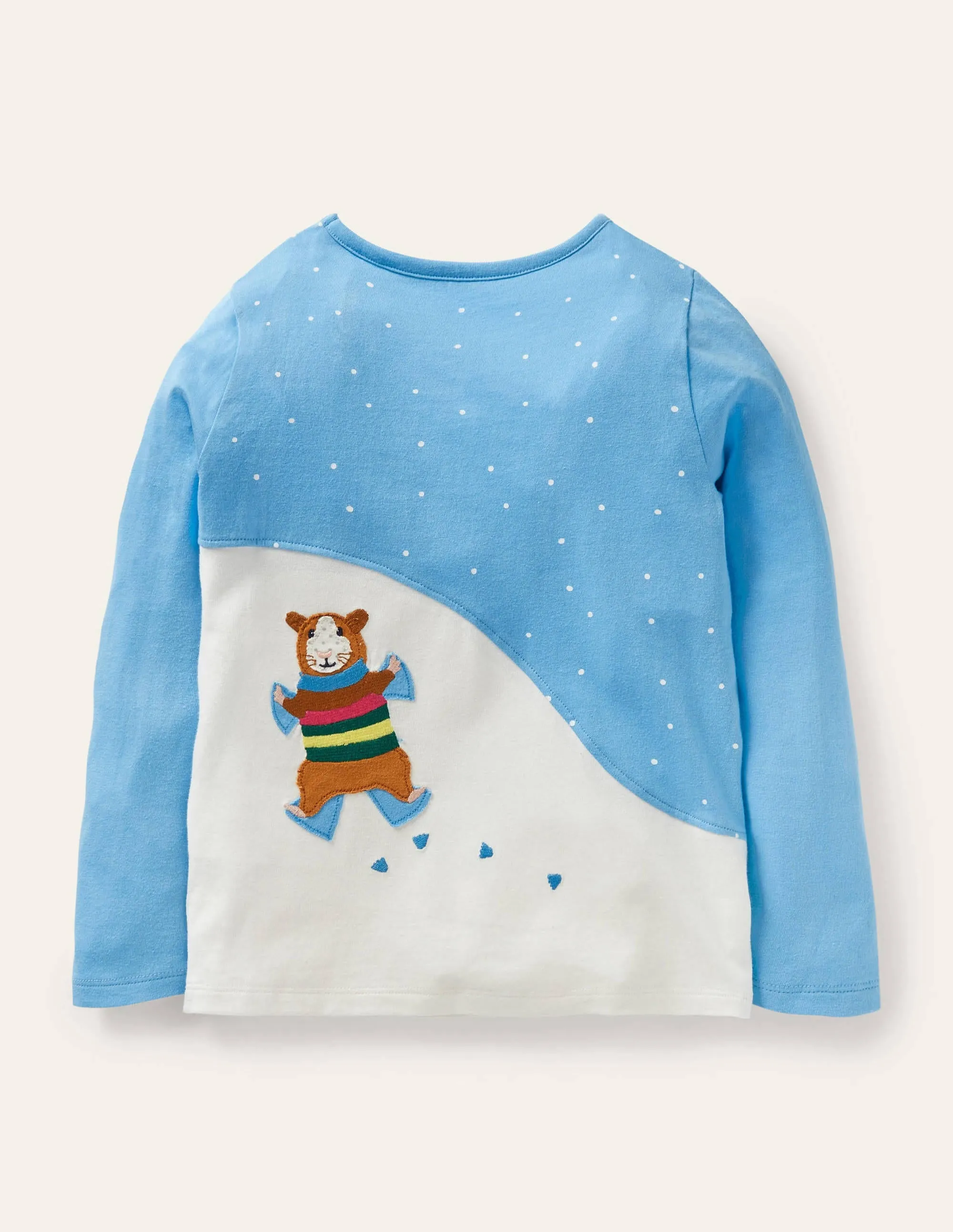 Front & Back T-shirt-Surfboard Blue Guinea Pigs