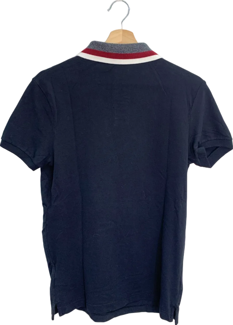 Hollister Navy Advanced Stretch Polo Shirt XS