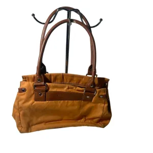 Kate Spade Brown and Tan Shoulder Bag with Leather Accents