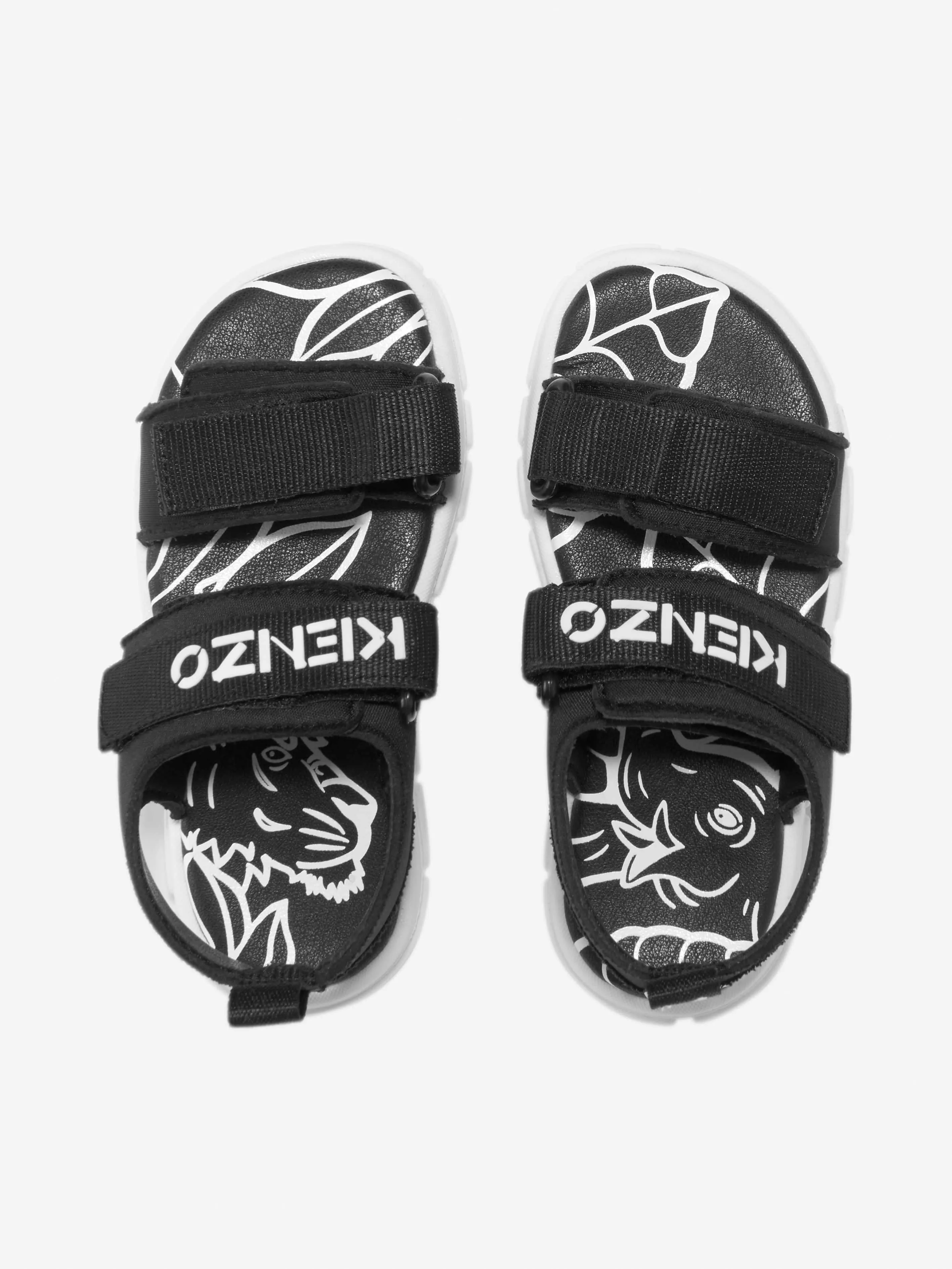 KENZO Unisex Sporty Logo Sandals