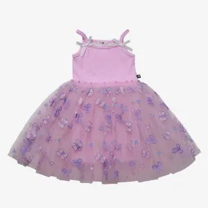 Petite Hailey Flower Strapped Tutu Dress