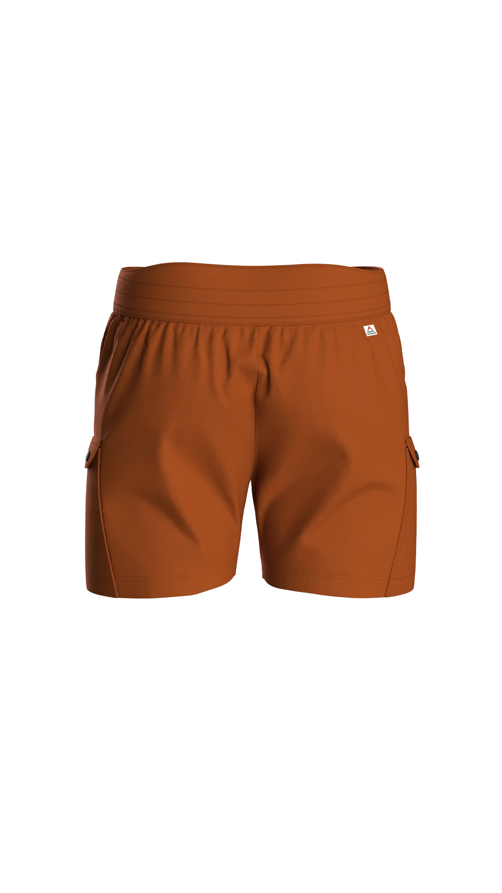 Sandstone Recycled Active Trail Short - Sunset Orange