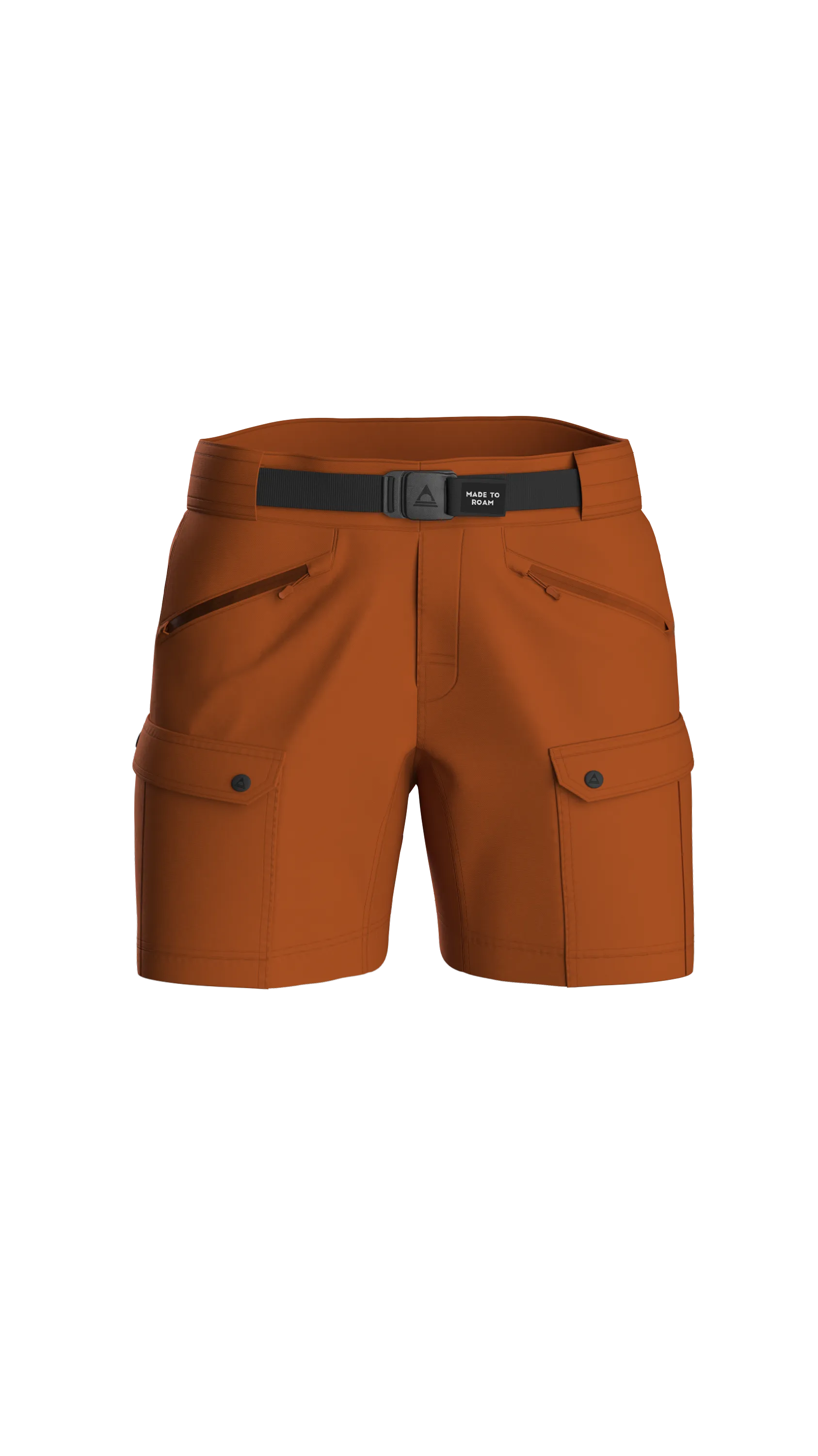 Sandstone Recycled Active Trail Short - Sunset Orange