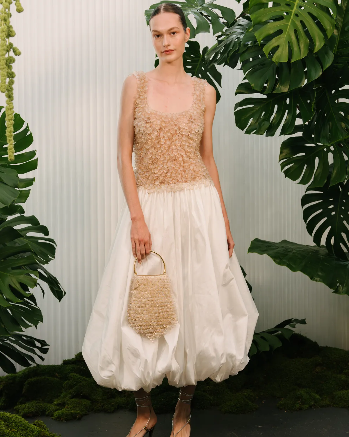 TAFETA MIDI DRESS (RUNWAY)